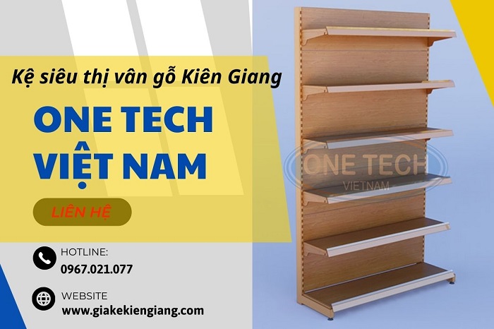 Đơn vị sản xuất kệ siêu thị vân gỗ Kiên Giang chất lượng