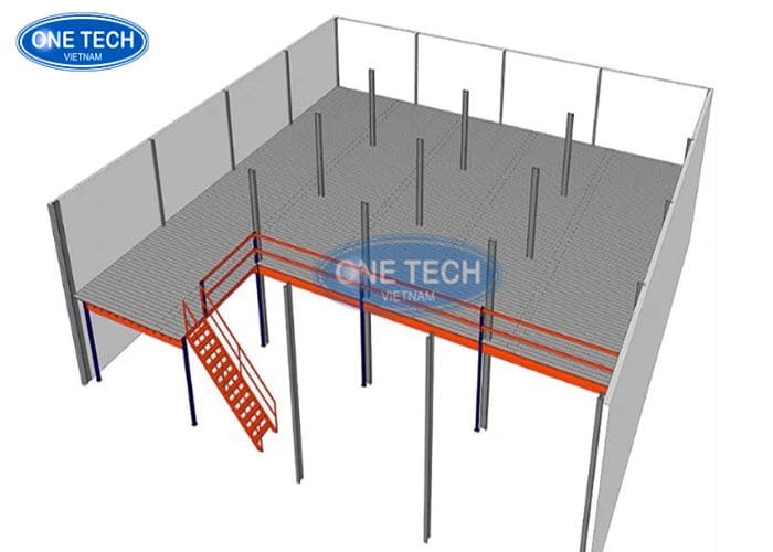 Kệ sàn Mezzanine tại Kiên Giang