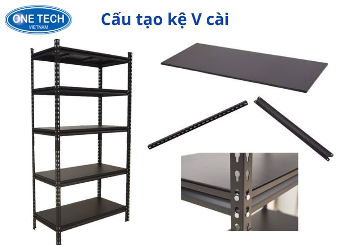 Cấu tạo chi tiết kệ V cài Kiên Giang